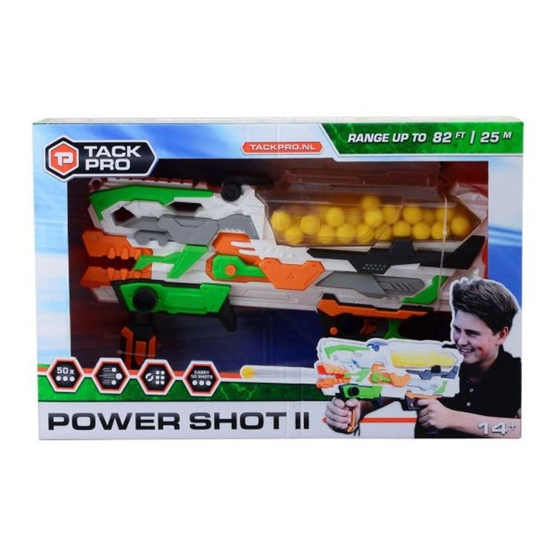 Tack Pro - Power Shot I Gun With 50 Balls 25M - 31043 - Image 1